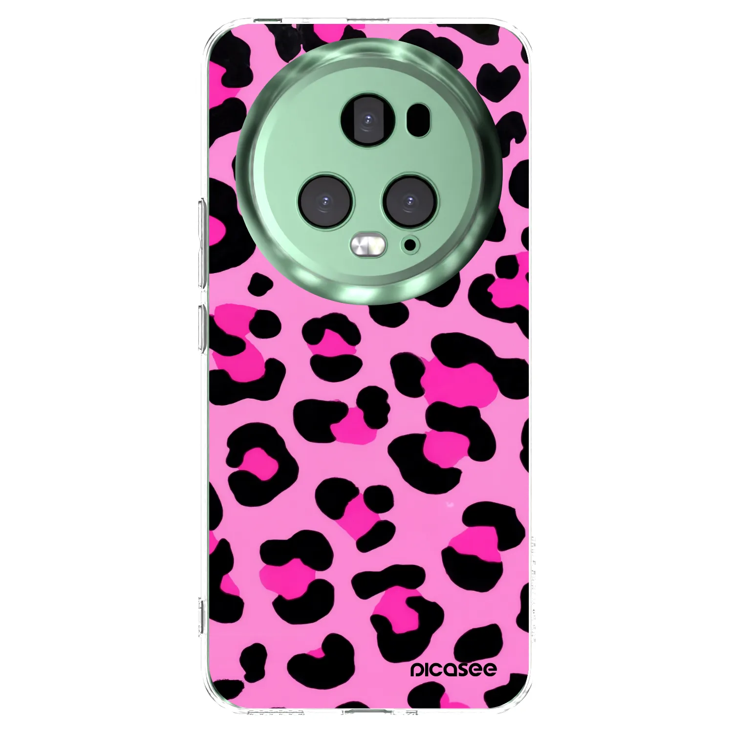 Picasee silikonska prozirna maskica za Honor Magic5 Pro - Pink Tiger