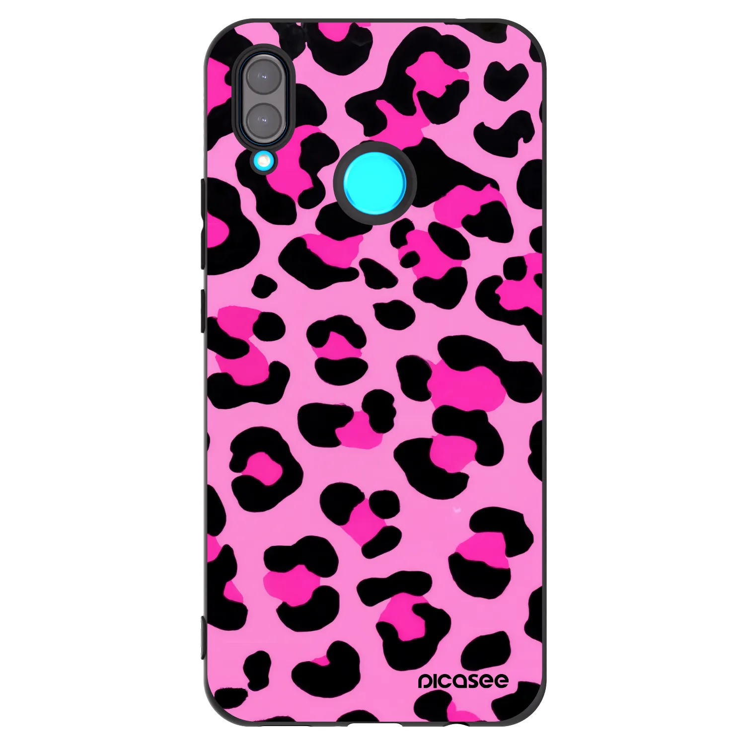 Picasee crna silikonska maskica za Huawei Nova 3 - Pink Tiger