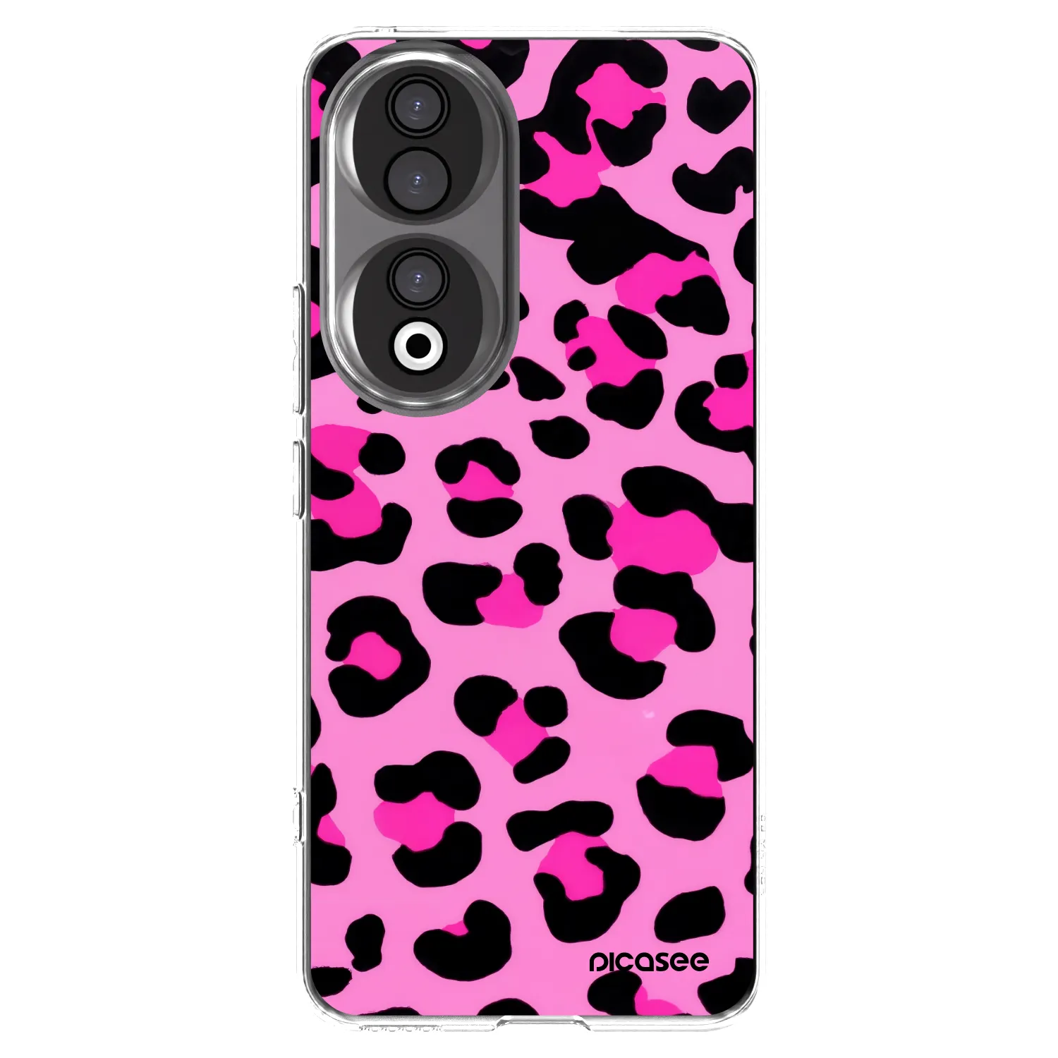Picasee silikonska prozirna maskica za Honor 90 5G - Pink Tiger