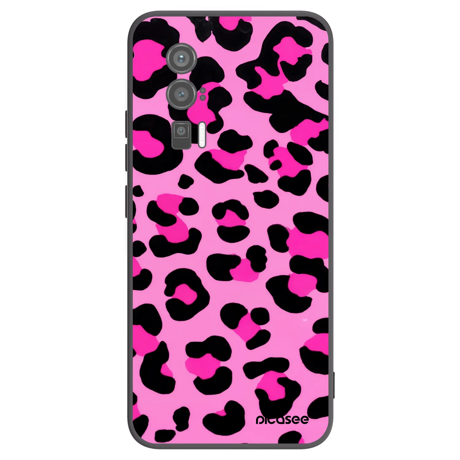 Picasee crna silikonska maskica za Xiaomi Poco F5 Pro 5G - Pink Tiger