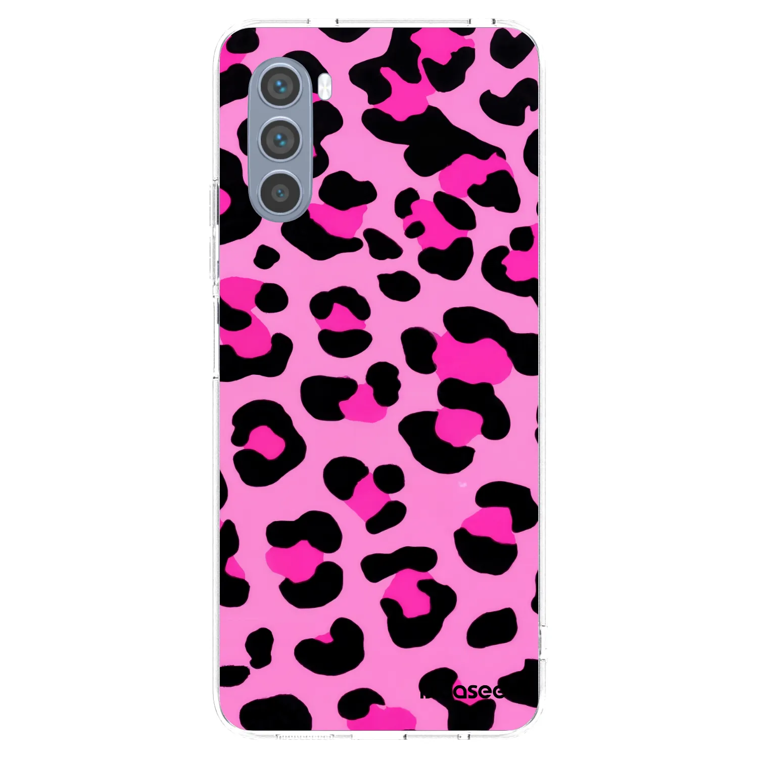 Picasee silikonska prozirna maskica za Motorola Moto G62 - Pink Tiger