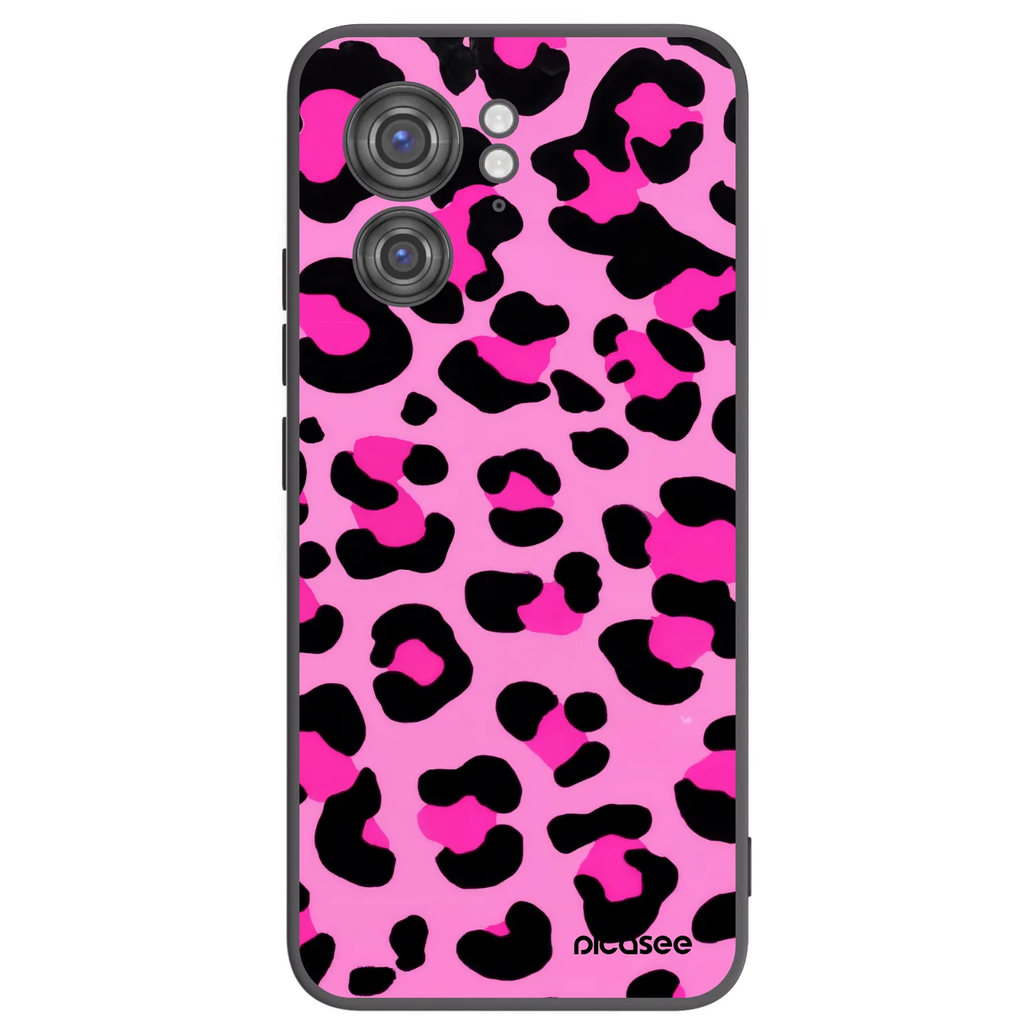 Picasee crna silikonska maskica za Motorola Edge 40 - Pink Tiger