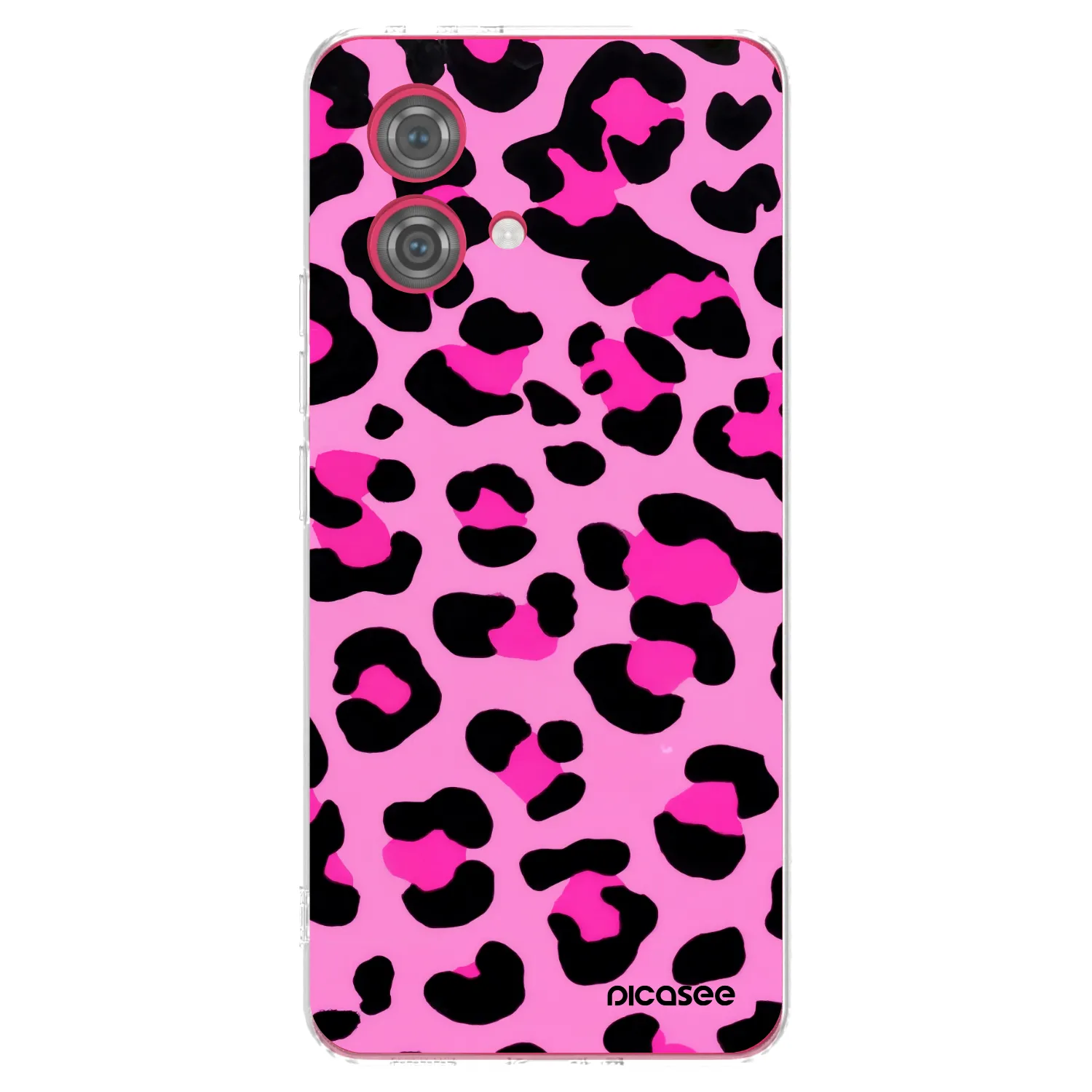 Picasee silikonska prozirna maskica za Motorola Moto G84 5G - Pink Tiger