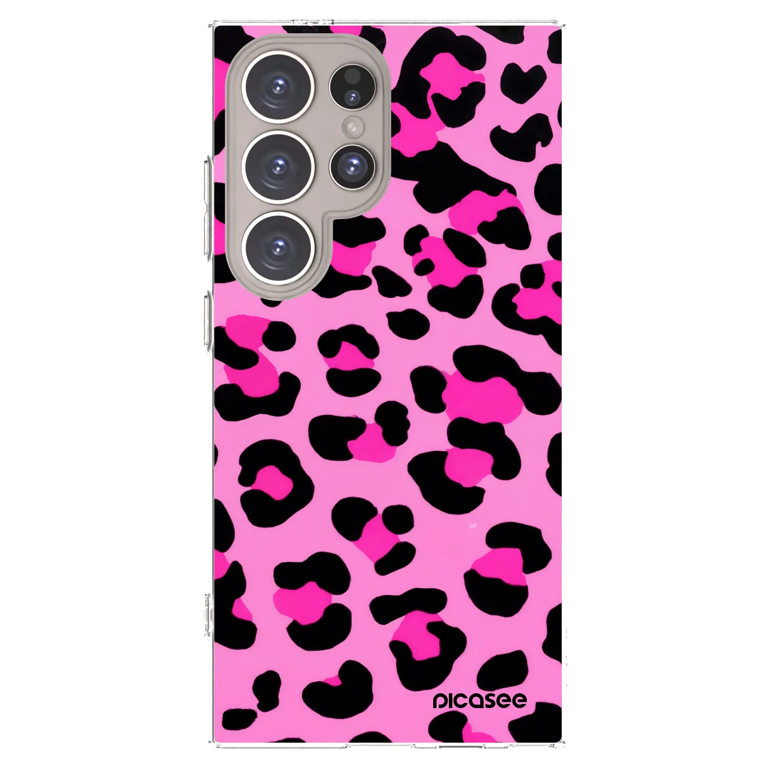 Picasee silikonska prozirna maskica za Samsung Galaxy S24 Ultra S928B 5G - Pink Tiger