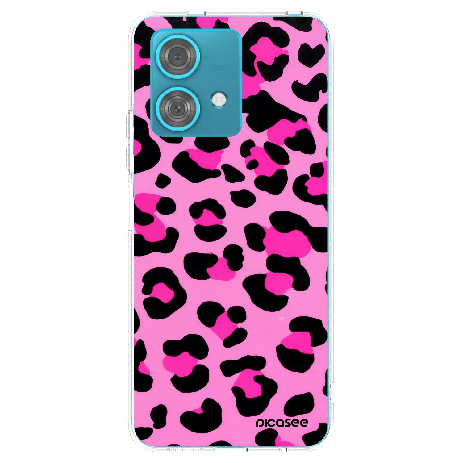 Picasee silikonska prozirna maskica za Motorola Edge 40 Neo - Pink Tiger