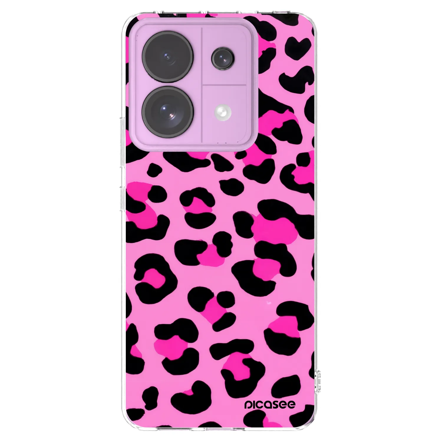 Picasee silikonska prozirna maskica za Xiaomi Redmi Note 13 Pro 5G - Pink Tiger