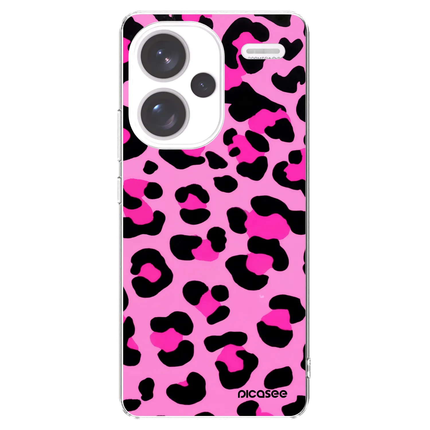 Picasee silikonska prozirna maskica za Xiaomi Redmi Note 13 Pro+ 5G - Pink Tiger