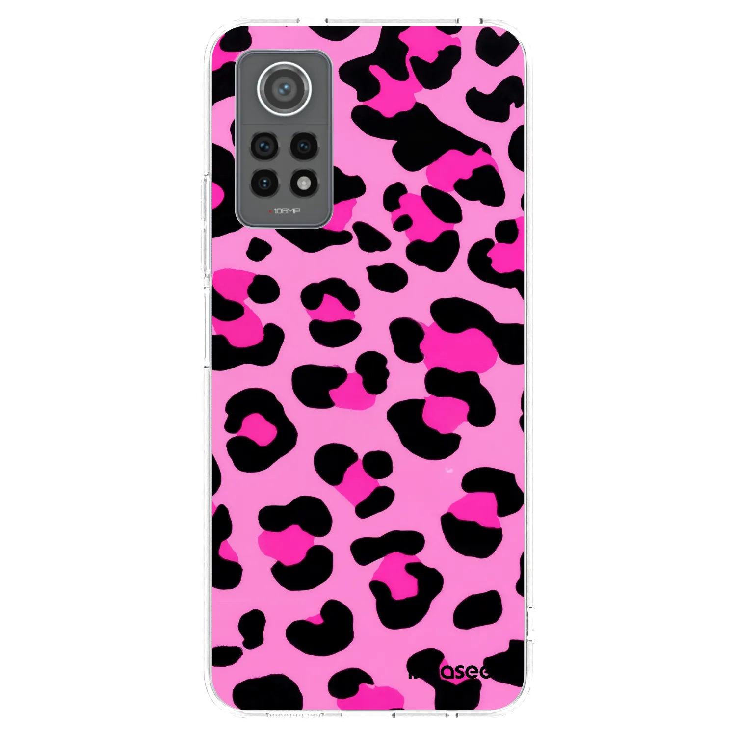 Picasee silikonska prozirna maskica za Xiaomi Redmi Note 12 Pro 4G - Pink Tiger