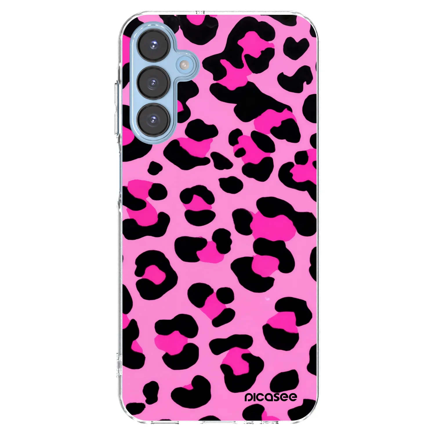 Picasee silikonska prozirna maskica za Samsung Galaxy A15 A156B 5G - Pink Tiger