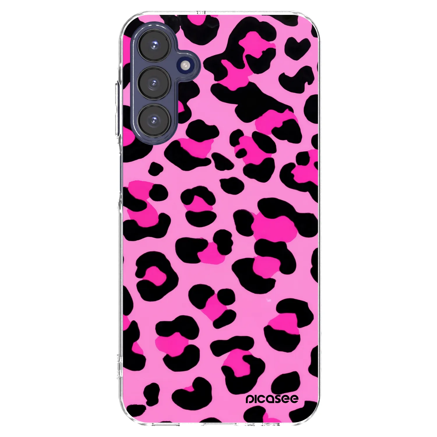 Picasee silikonska prozirna maskica za Samsung Galaxy A15 A155F 4G - Pink Tiger