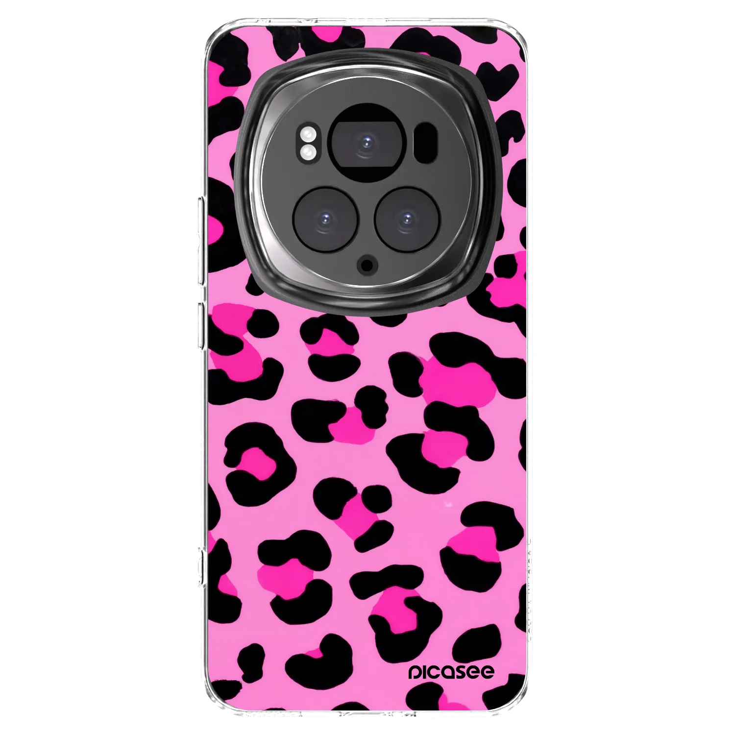 Picasee silikonska prozirna maskica za Honor Magic6 Pro - Pink Tiger