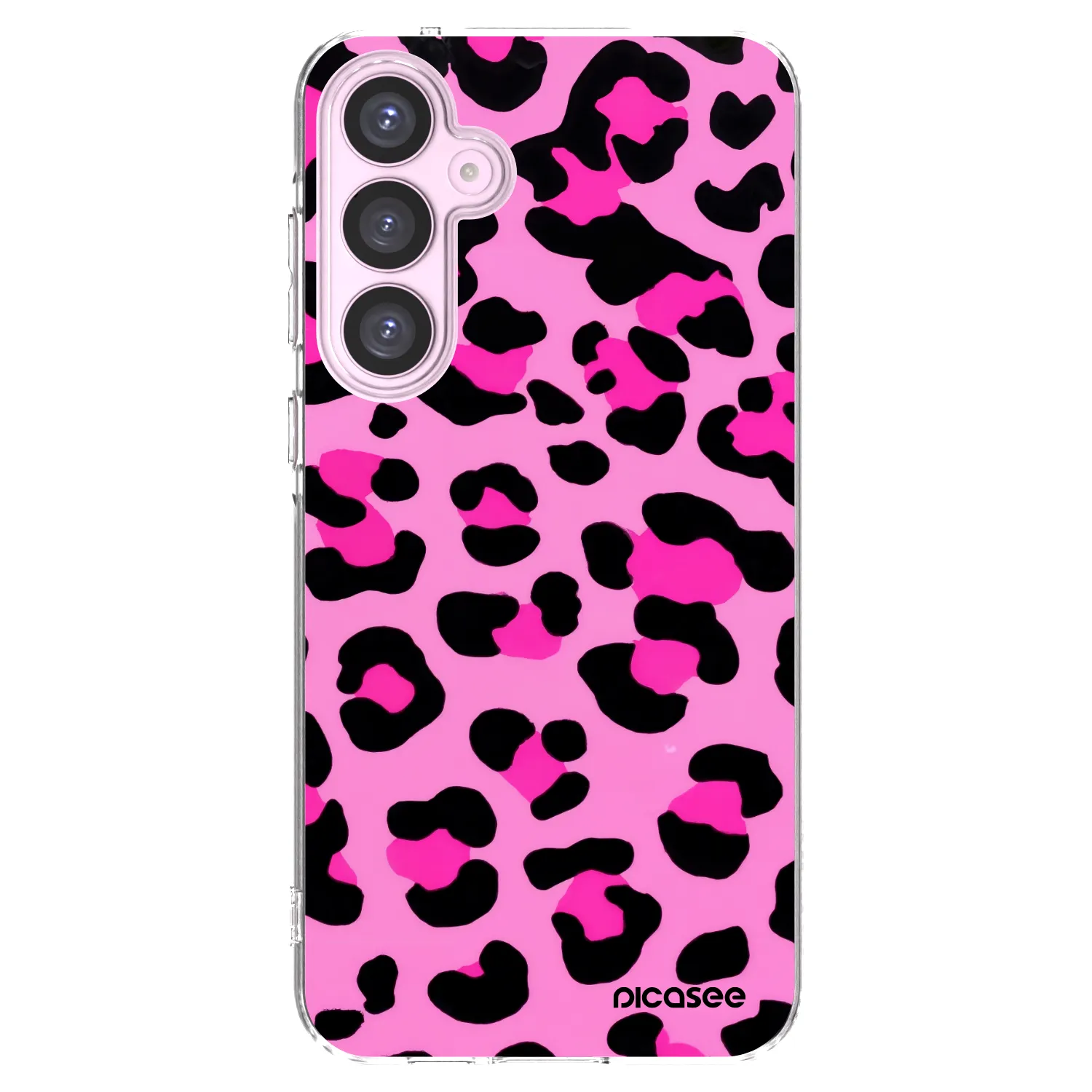 Picasee silikonska prozirna maskica za Samsung Galaxy A55 5G A556B - Pink Tiger