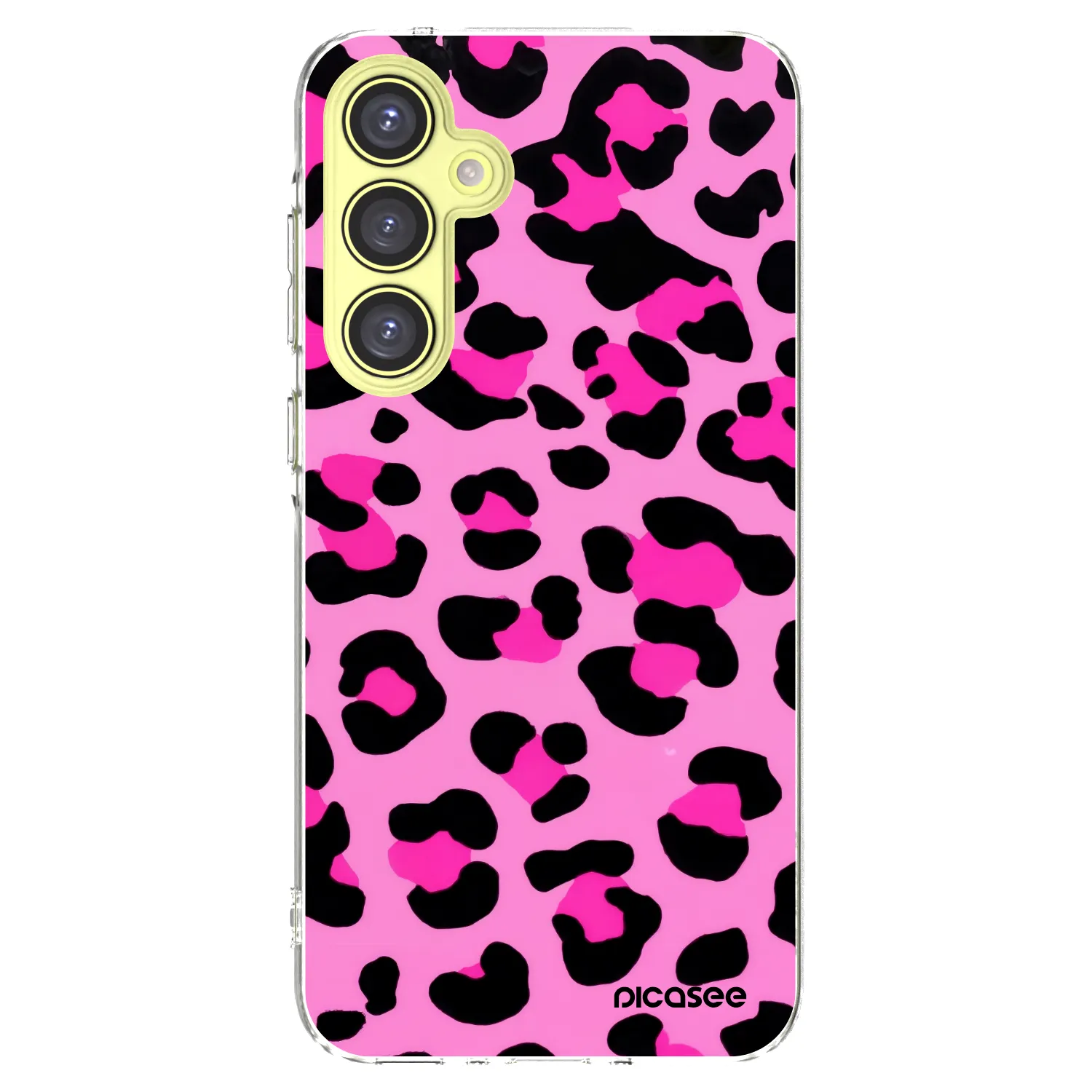 Picasee silikonska prozirna maskica za Samsung Galaxy A35 5G A356B - Pink Tiger