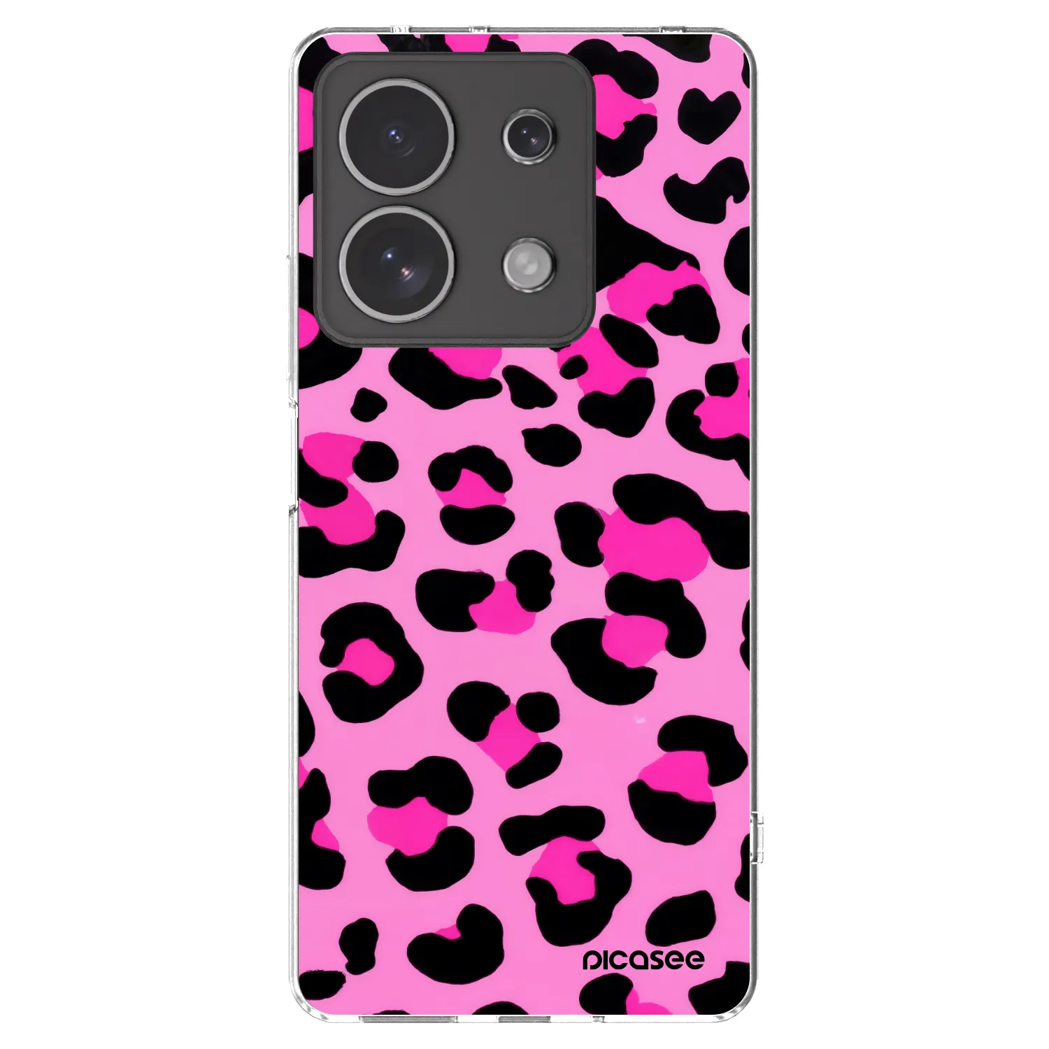Picasee silikonska prozirna maskica za Xiaomi Redmi Note 13 4G - Pink Tiger