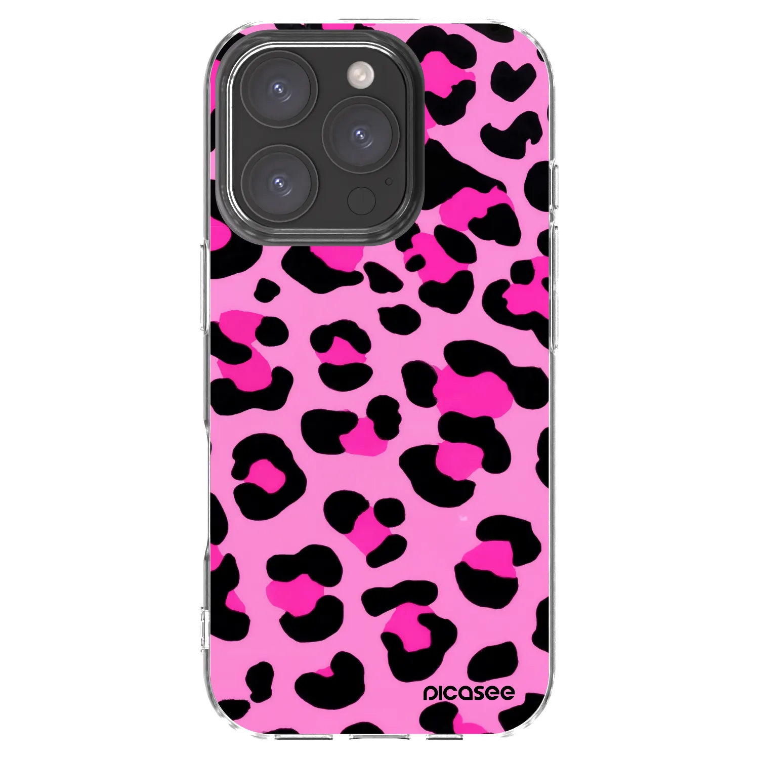 Picasee silikonska prozirna maskica za Apple iPhone 16 Pro - Pink Tiger