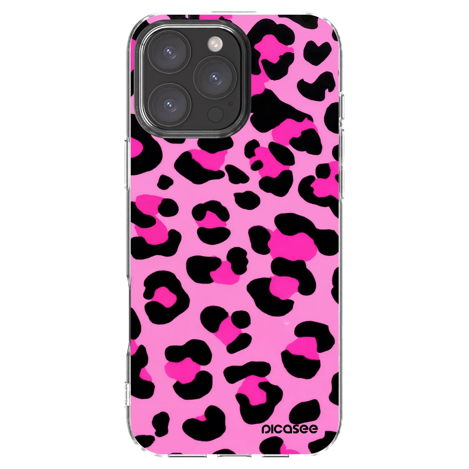 Picasee silikonska prozirna maskica za Apple iPhone 16 Pro Max - Pink Tiger