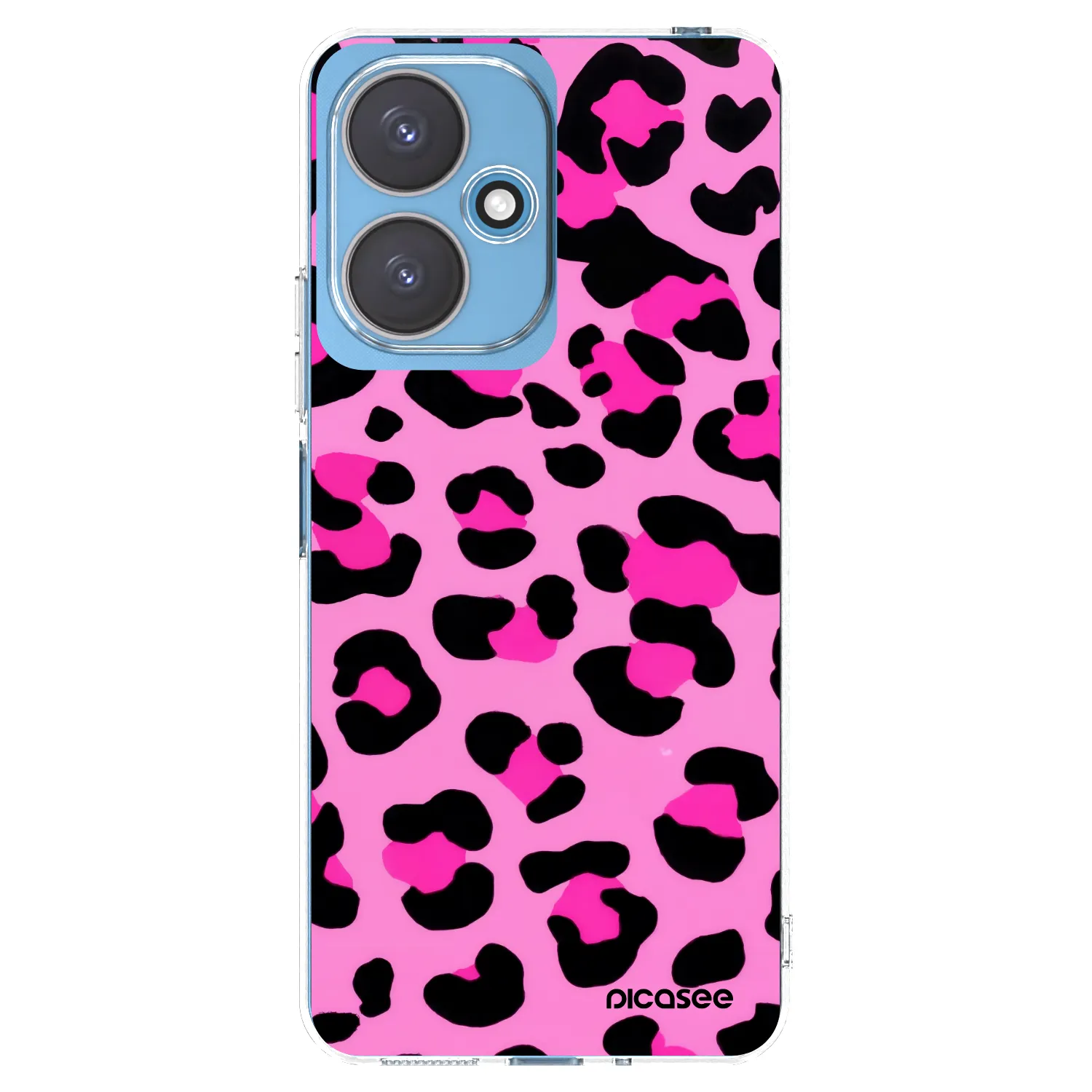 Picasee silikonska prozirna maskica za Xiaomi Redmi 13C 5G - Pink Tiger