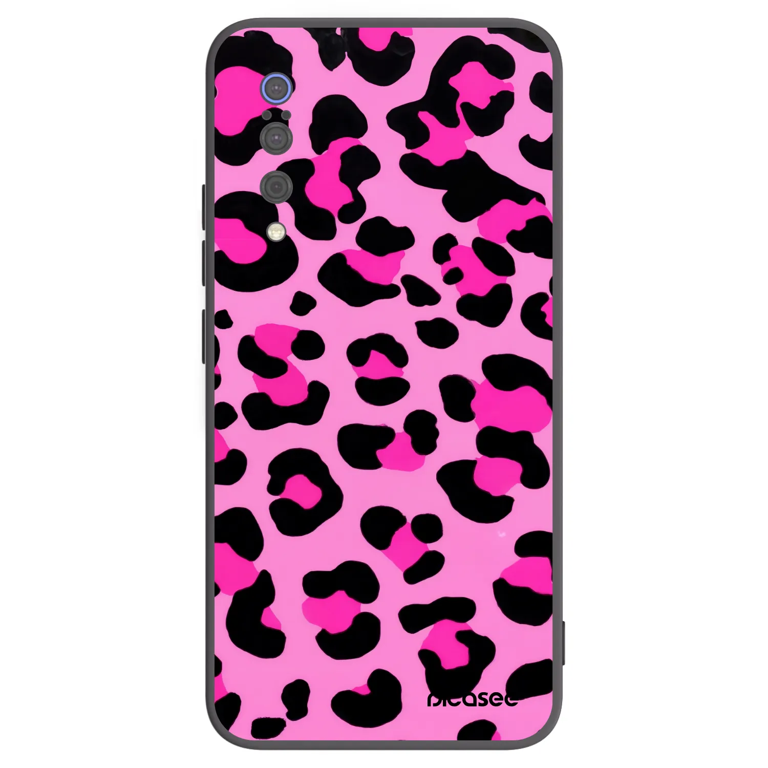Picasee crna silikonska maskica za Xiaomi Mi 9 - Pink Tiger