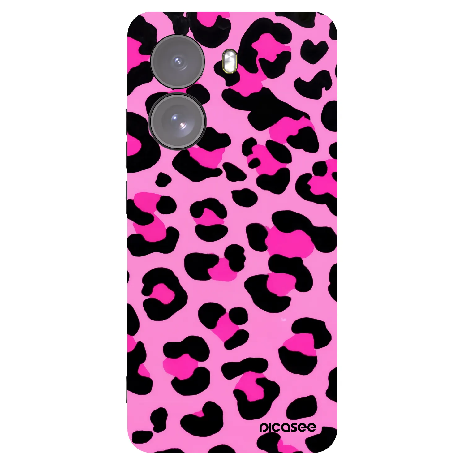 Picasee crna silikonska maskica za Xiaomi Poco X7 - Pink Tiger