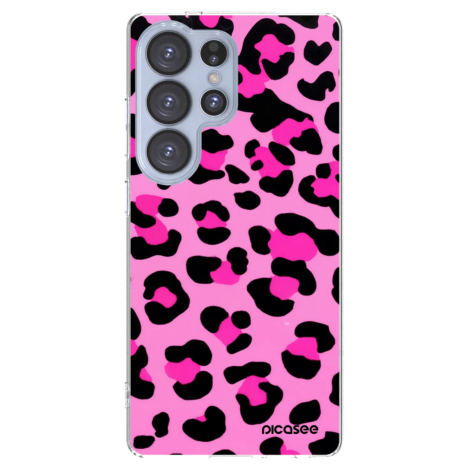 Picasee silikonska prozirna maskica za Samsung Galaxy S25 Ultra 5G - Pink Tiger