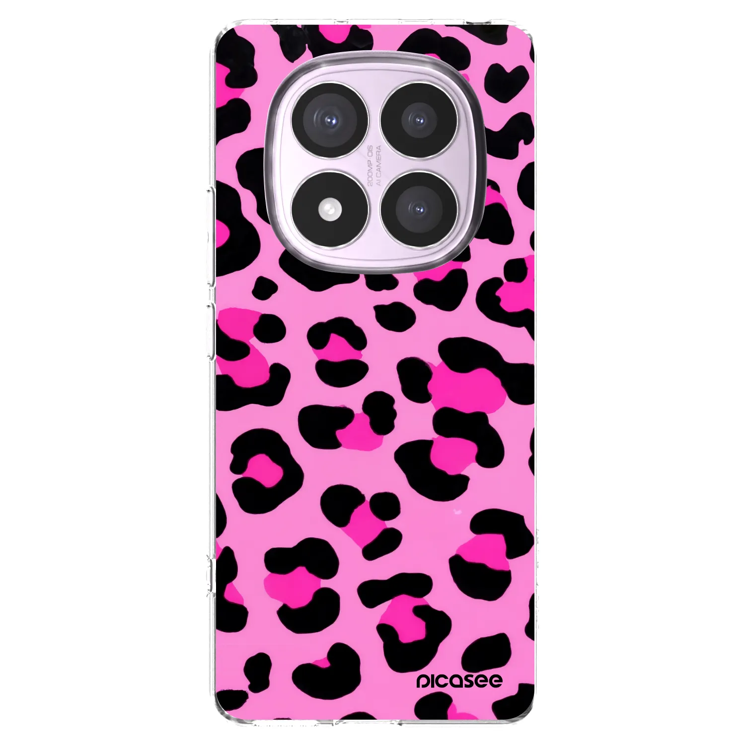 Picasee silikonska prozirna maskica za Xiaomi Redmi Note 14 Pro 4G - Pink Tiger