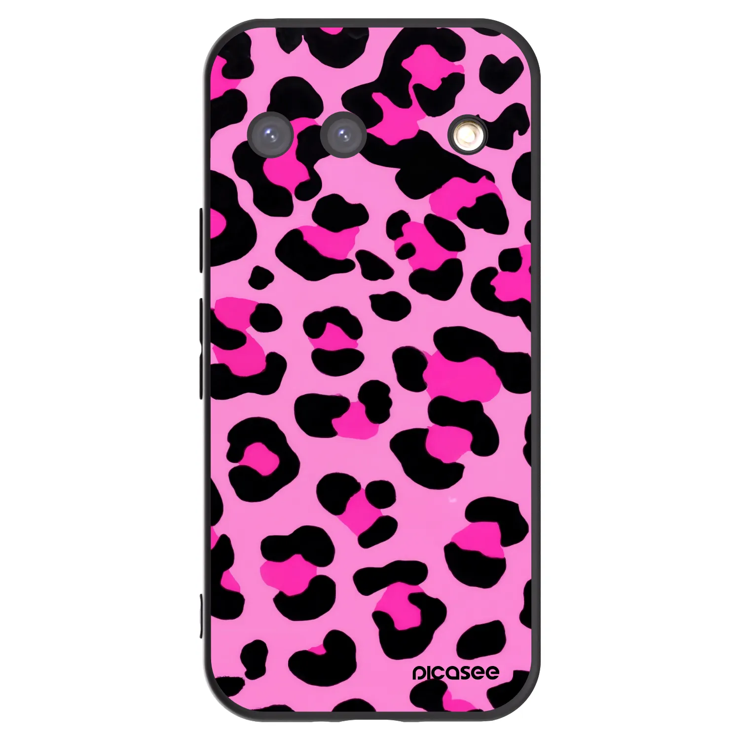 Picasee crna silikonska maskica za Google Pixel 9 - Pink Tiger