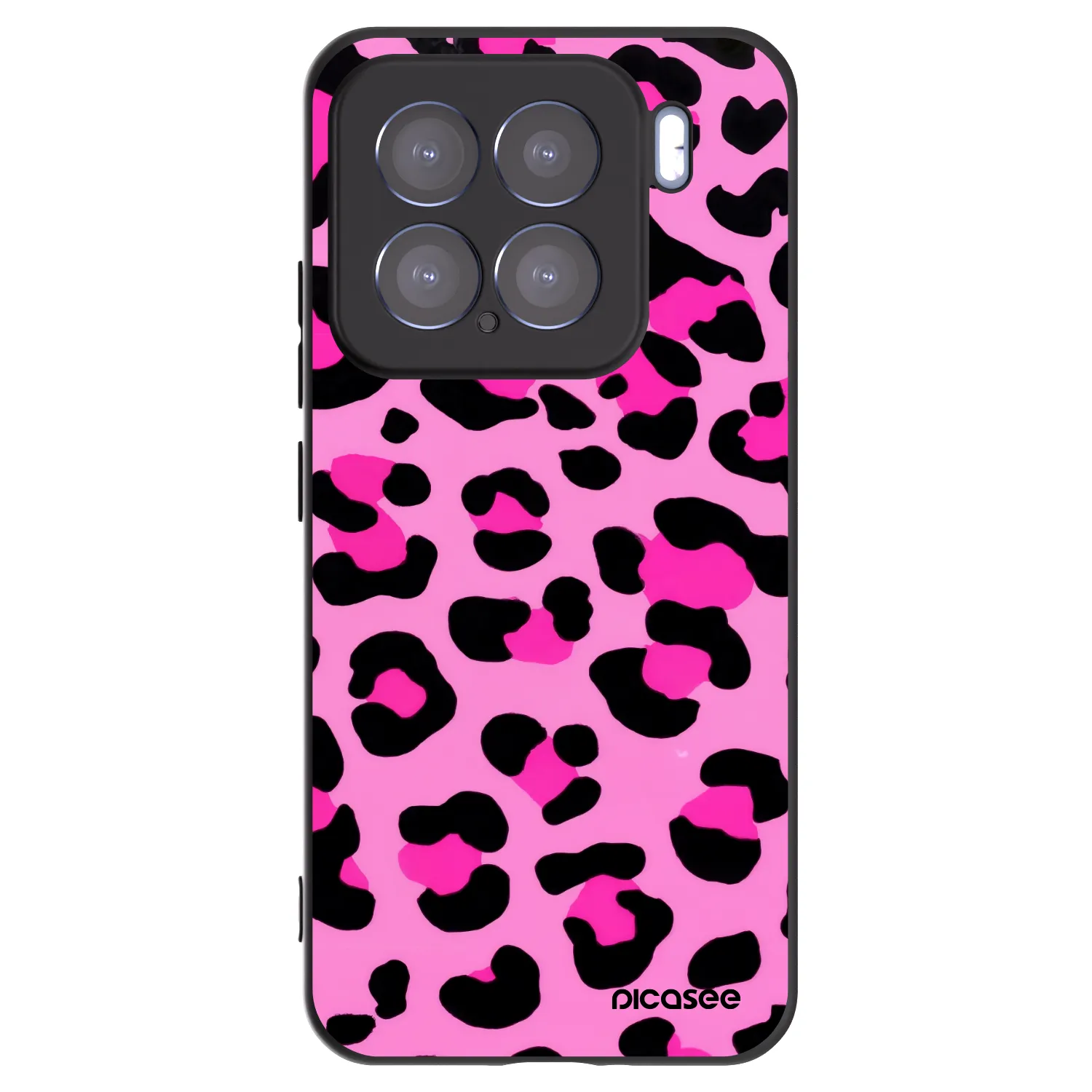Picasee crna silikonska maskica za Xiaomi 15 - Pink Tiger
