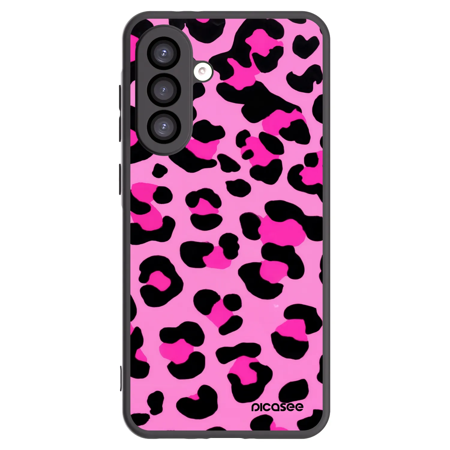 Picasee crna silikonska maskica za Samsung Galaxy A26 5G A266B - Pink Tiger