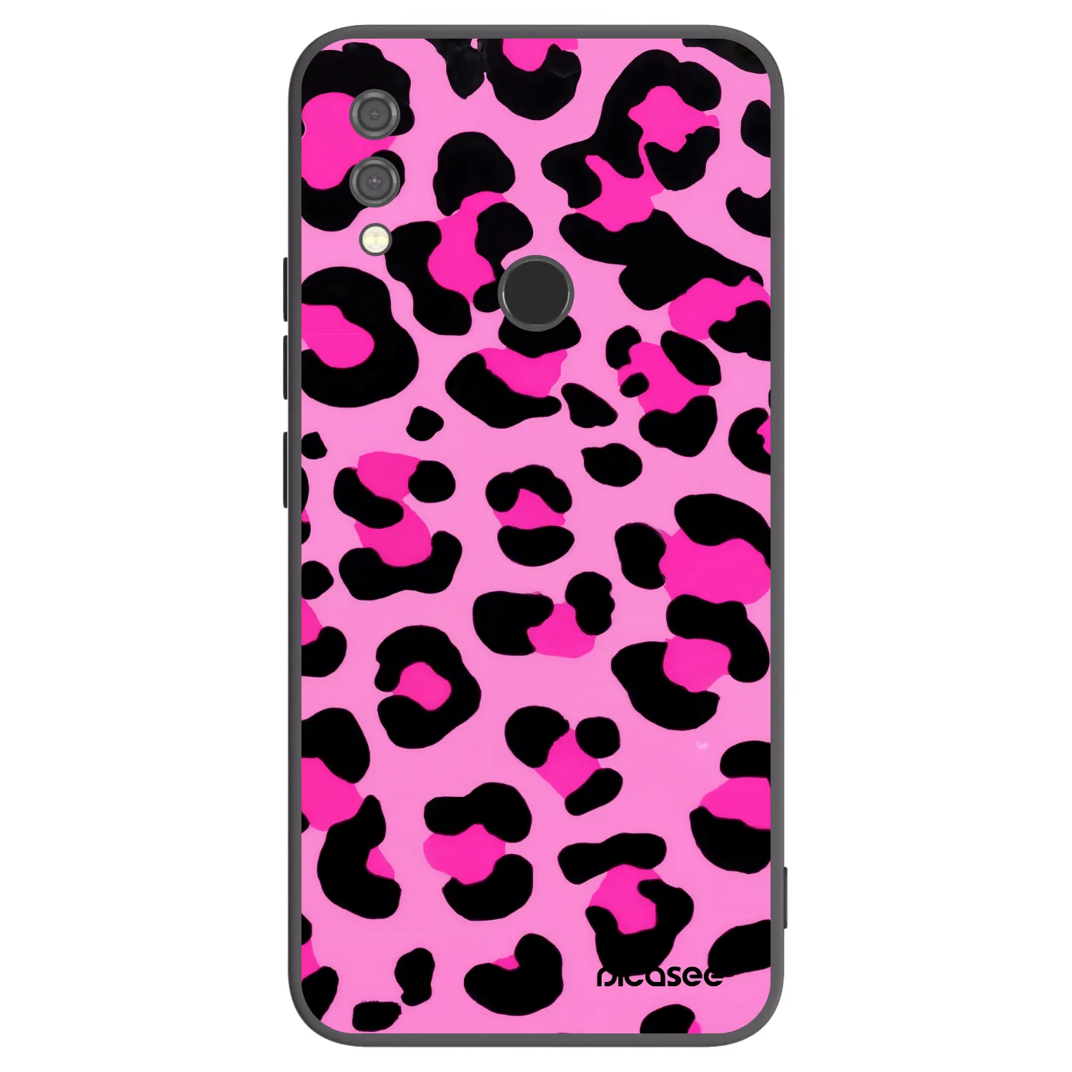 Picasee crna silikonska maskica za Xiaomi Redmi Note 7 - Pink Tiger