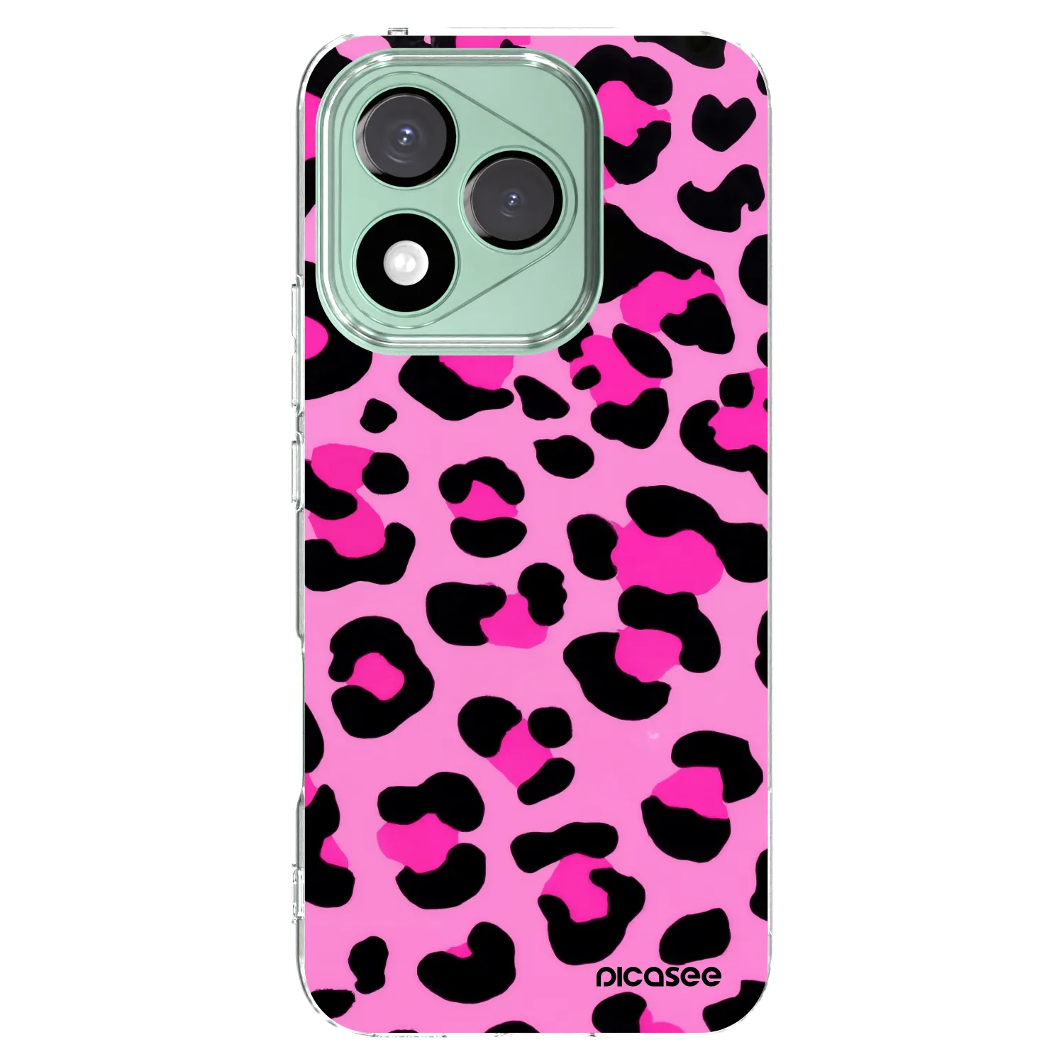 Picasee silikonska prozirna maskica za Honor 400 Lite 5G - Pink Tiger