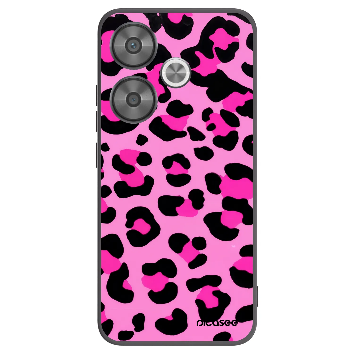 Picasee crna silikonska maskica za Xiaomi Poco F6 - Pink Tiger