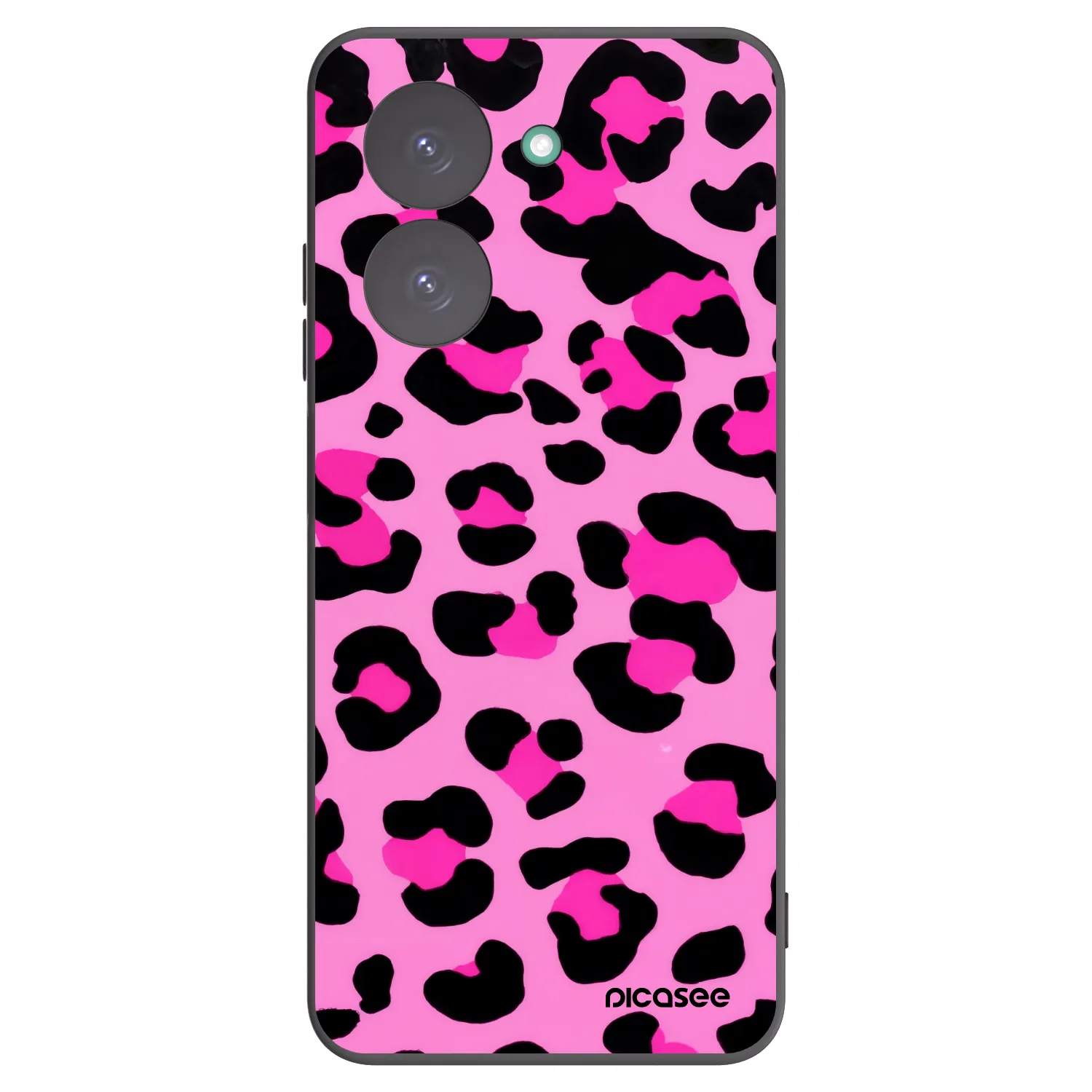 Picasee crna silikonska maskica za Xiaomi Redmi A5 - Pink Tiger