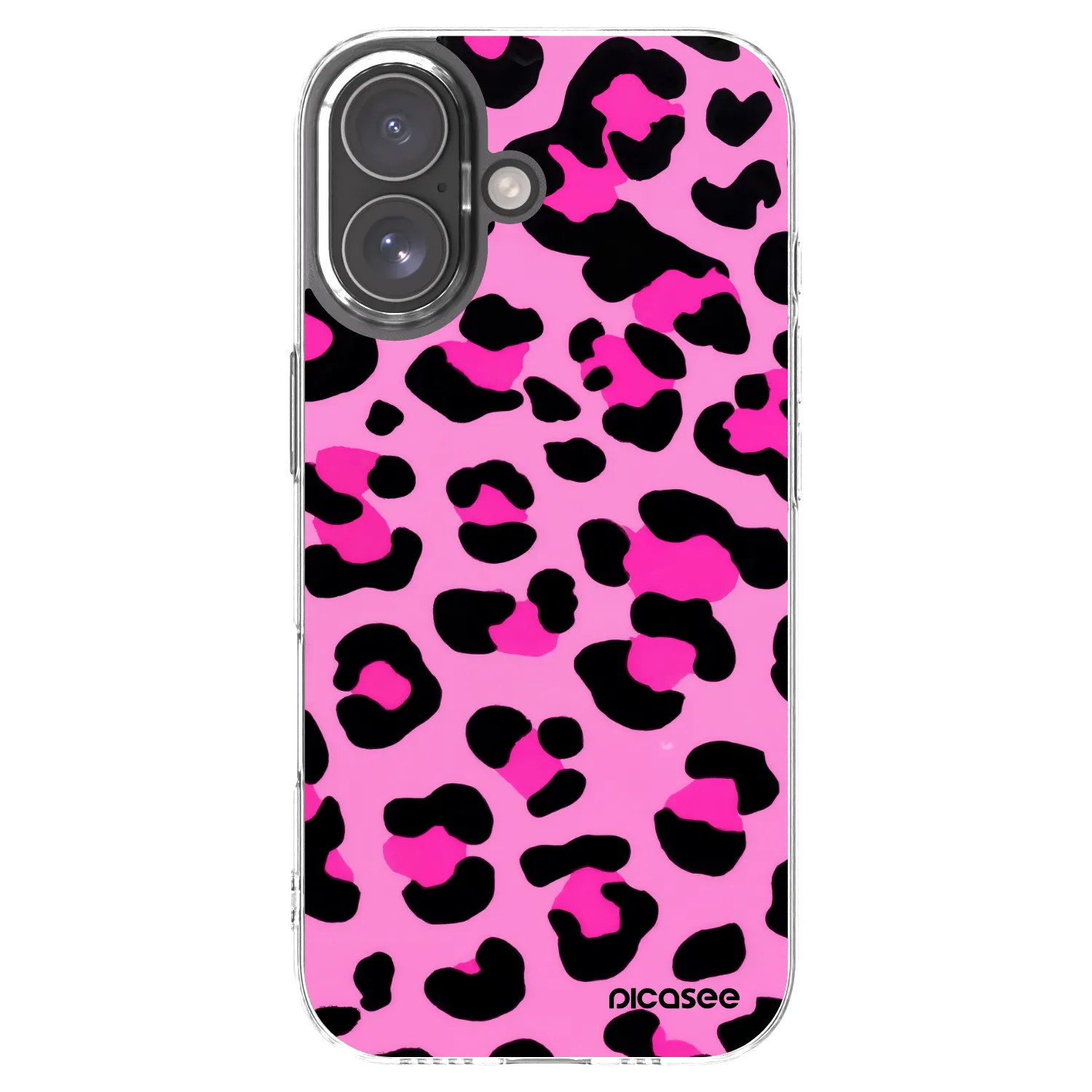 Picasee silikonska prozirna maskica za Apple iPhone 17 - Pink Tiger