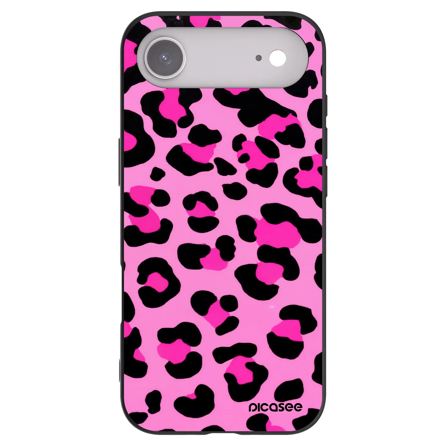 Picasee crna silikonska maskica za Apple iPhone Air - Pink Tiger