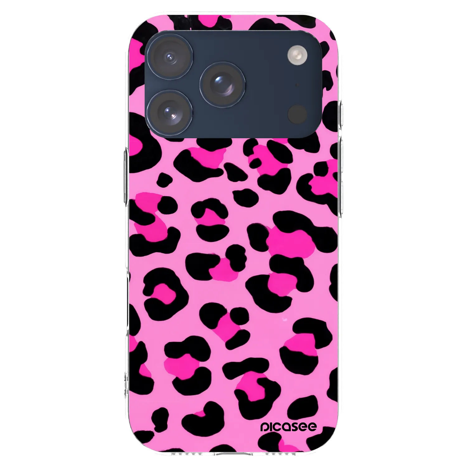 Picasee silikonska prozirna maskica za Apple iPhone 17 Pro - Pink Tiger