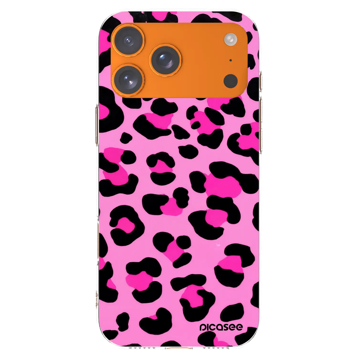 Picasee silikonska prozirna maskica za Apple iPhone 17 Pro Max - Pink Tiger