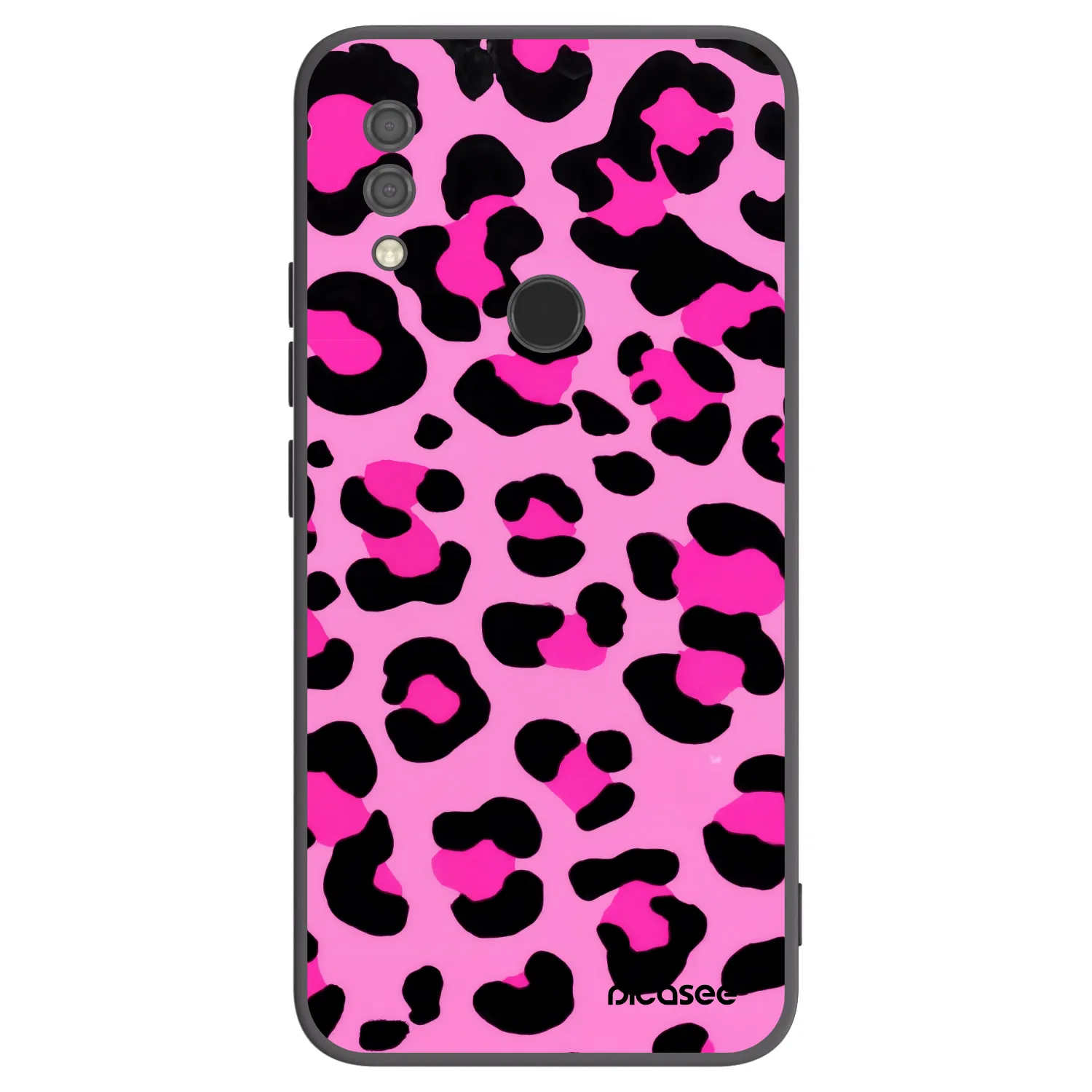 Picasee crna silikonska maskica za Xiaomi Redmi 7 - Pink Tiger