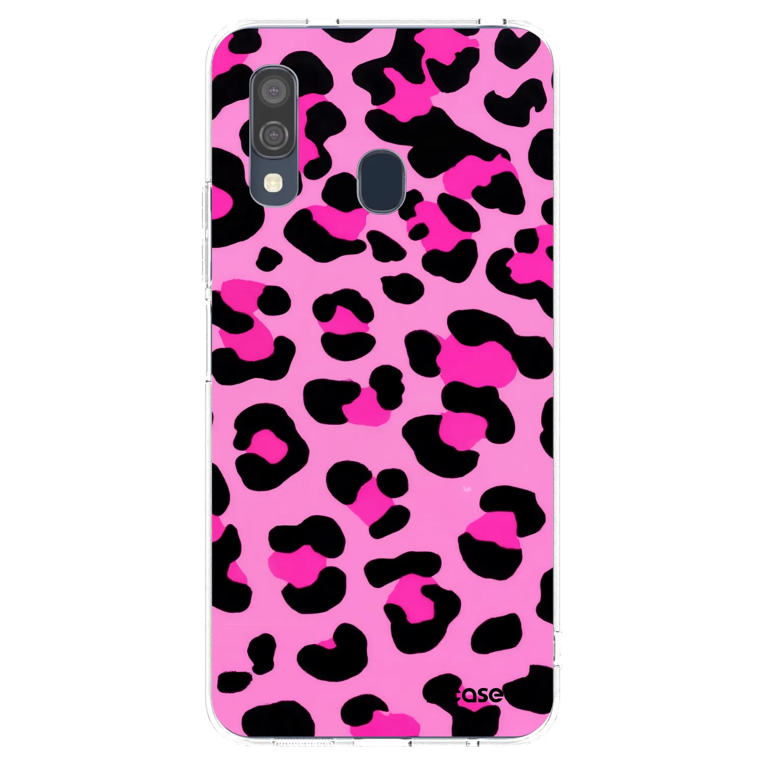 Picasee silikonska prozirna maskica za Samsung Galaxy A40 A405F - Pink Tiger