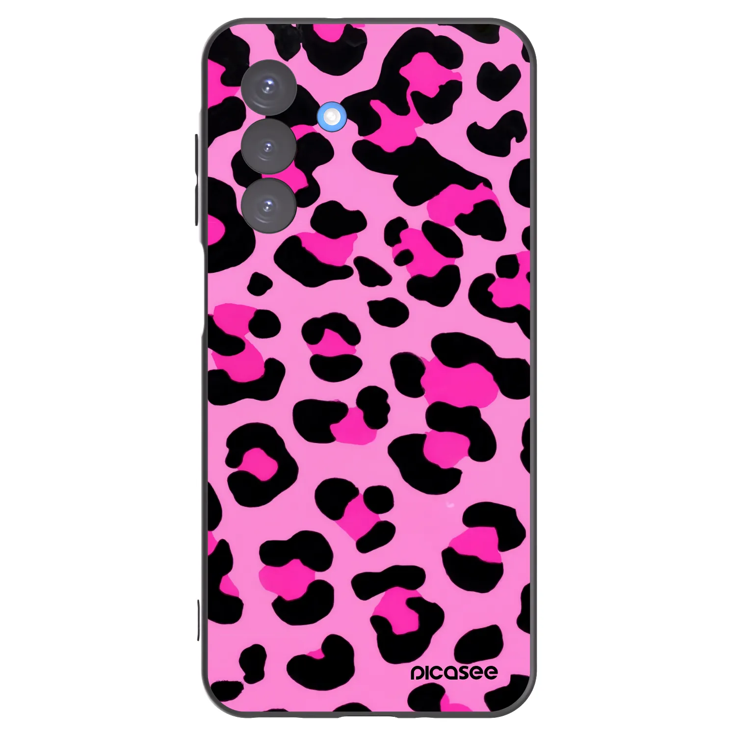 Picasee crna silikonska maskica za Samsung Galaxy A17 5G - Pink Tiger