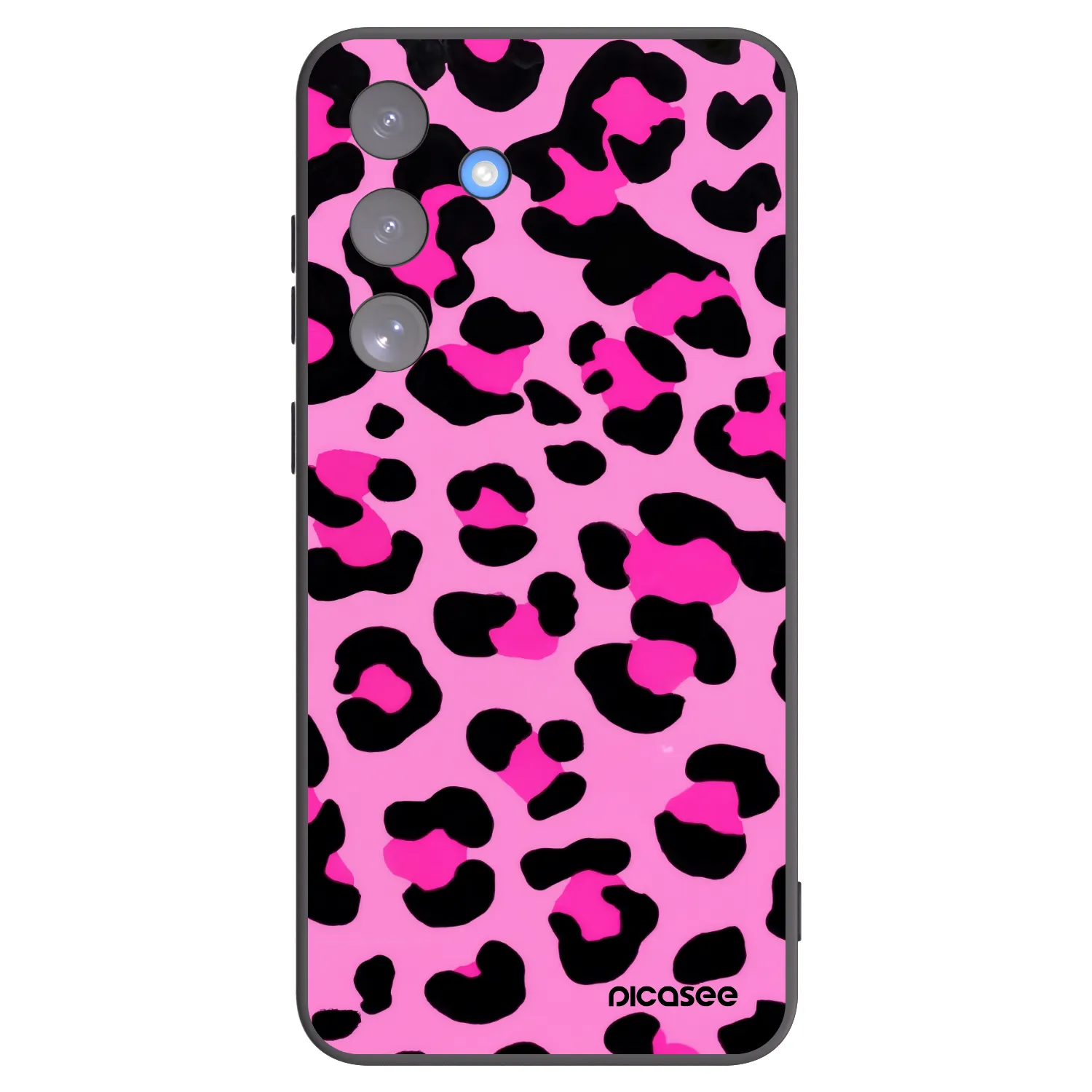 Picasee crna silikonska maskica za Samsung Galaxy S25 FE 5G - Pink Tiger
