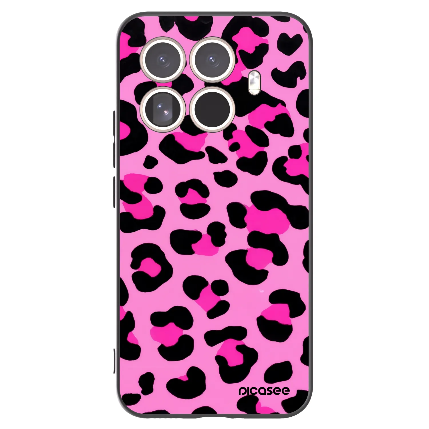 Picasee crna silikonska maskica za Xiaomi 15T Pro - Pink Tiger
