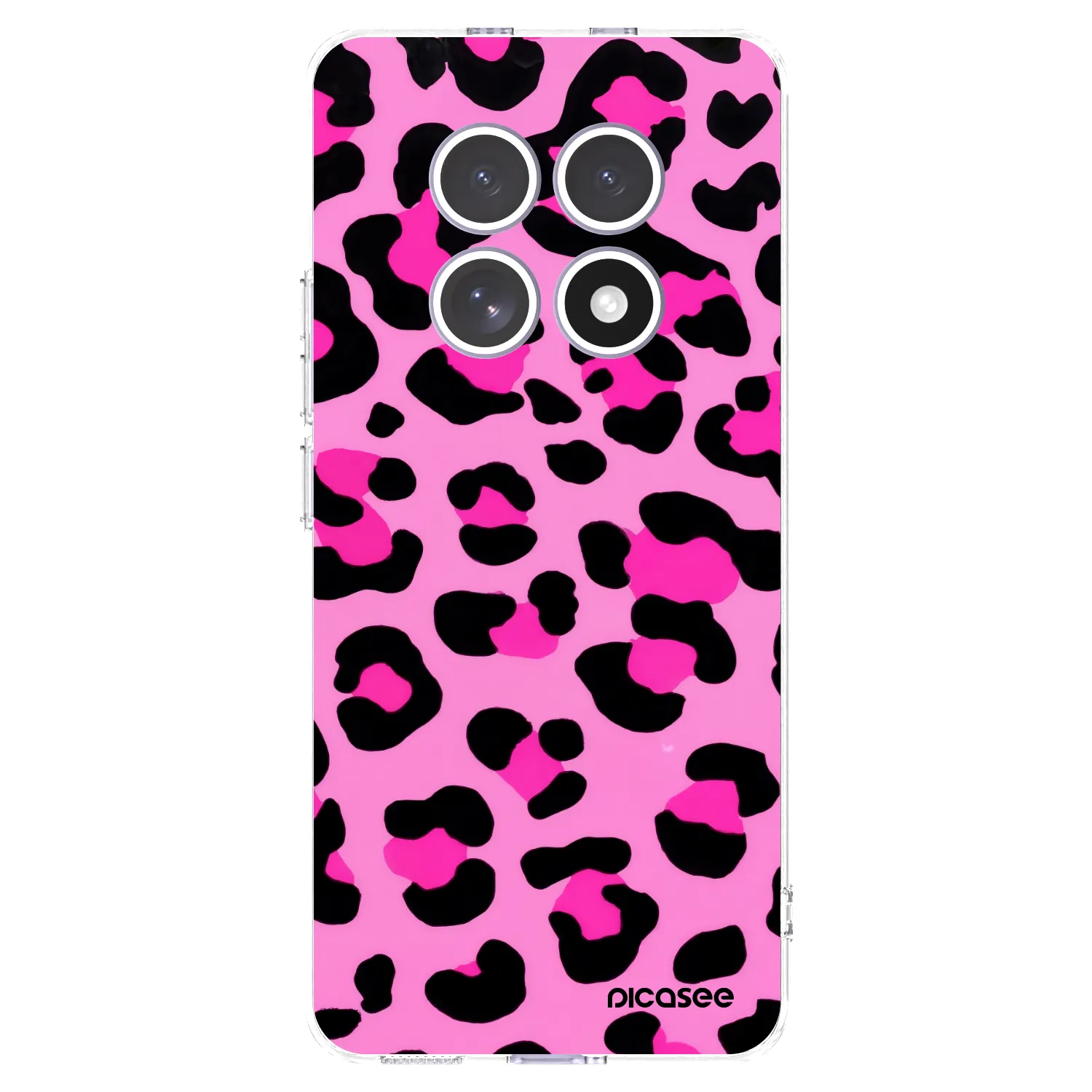 Picasee silikonska prozirna maskica za Xiaomi Redmi Note 15 - Pink Tiger