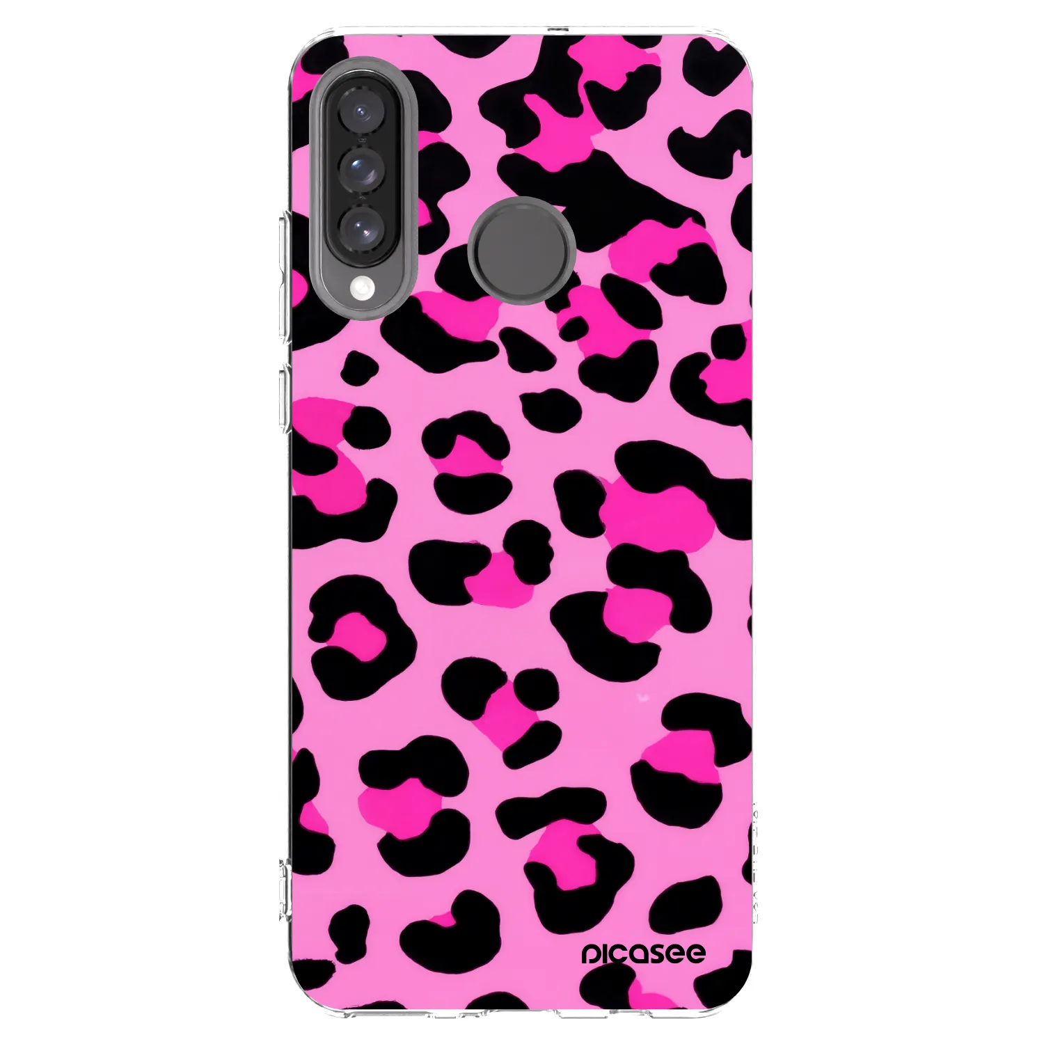 Picasee silikonska prozirna maskica za Huawei P30 Lite - Pink Tiger