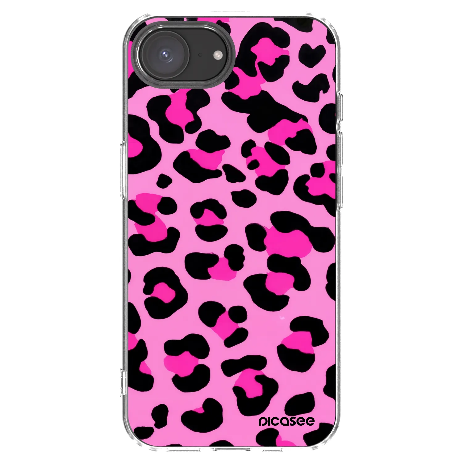Picasee silikonska prozirna maskica za Apple iPhone 17e - Pink Tiger