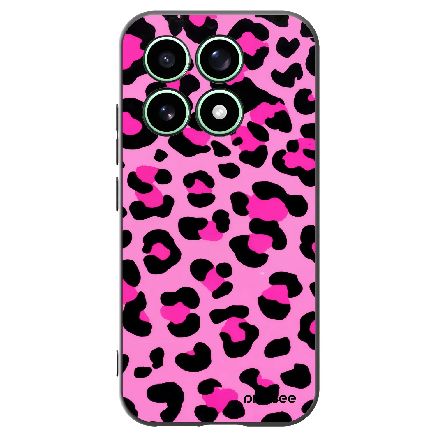 Picasee crna silikonska maskica za Xiaomi 17 - Pink Tiger