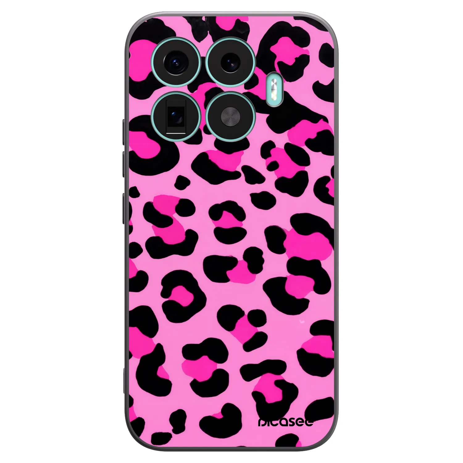 Picasee crna silikonska maskica za Xiaomi 17T - Pink Tiger