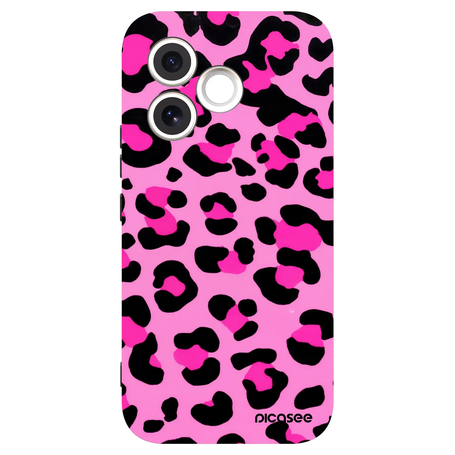 Picasee crna silikonska maskica za Honor 600 Lite - Pink Tiger