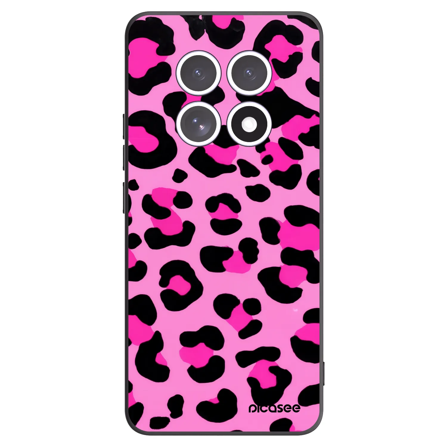 Picasee crna silikonska maskica za Xiaomi Redmi Note 15 5G - Pink Tiger