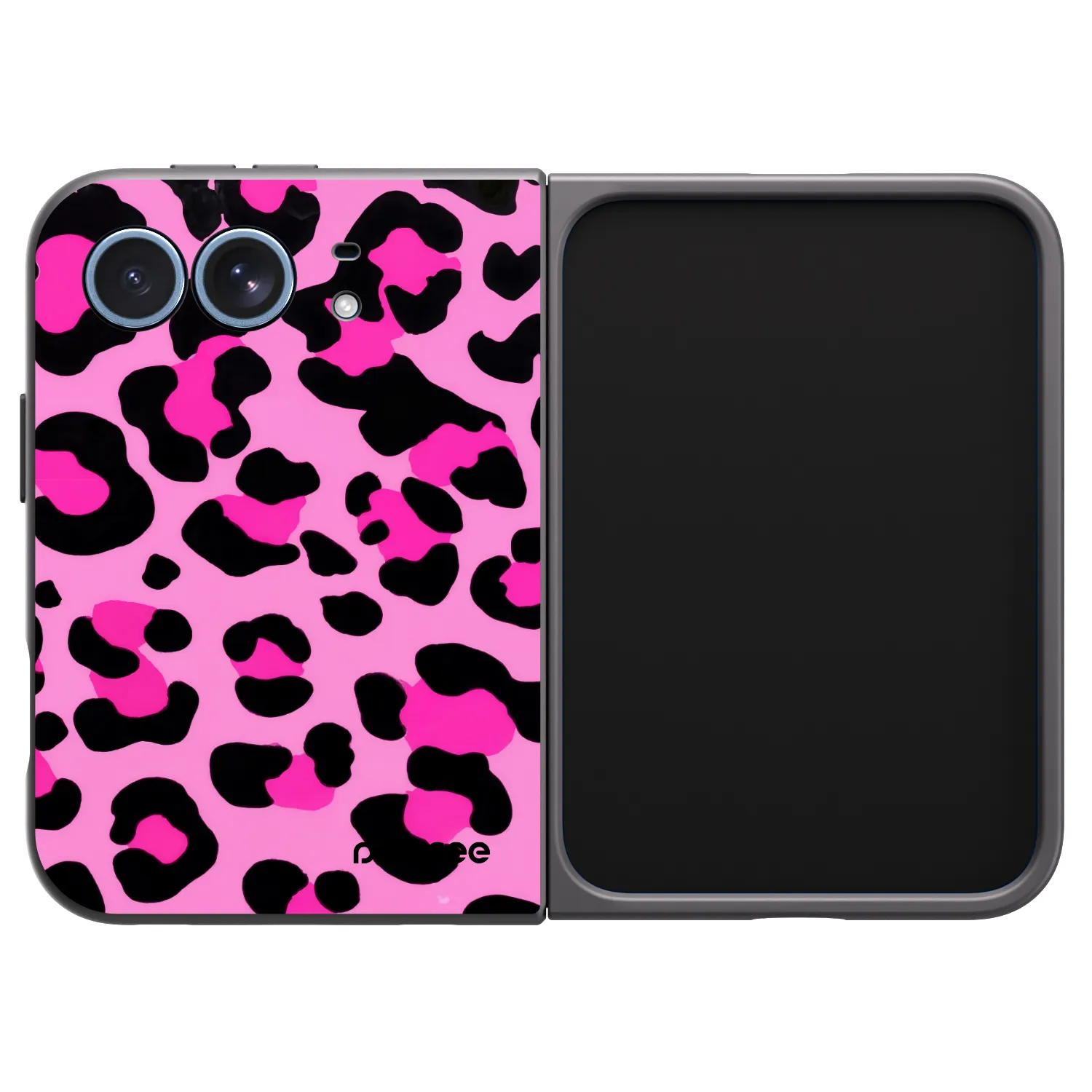 Picasee crna silikonska maskica za Apple iPhone Ultra - Pink Tiger