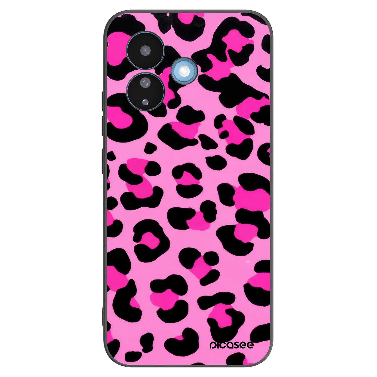 Picasee crna silikonska maskica za Xiaomi Redmi Note 17 Pro 5G - Pink Tiger